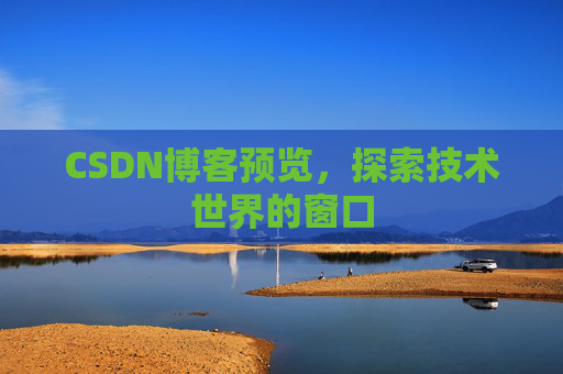 CSDN博客预览,探索技术世界的窗口